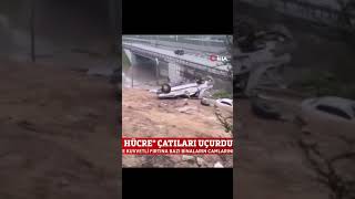 Doğa olayları | Gaziantep'i süper hücre vurdu. #gaziantep #afet #haber #news #keşfet #shorts