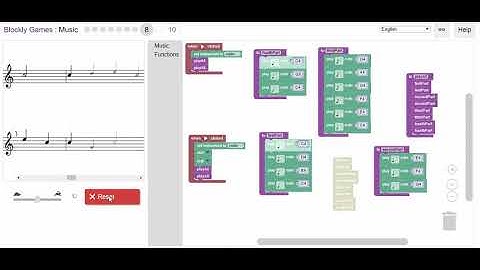 Blockly Games - Music - Level 8