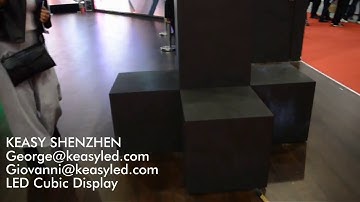 Led cube custom made display | KEASY SHENZHEN TECHNOLOGIES