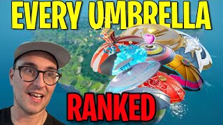 Ranking EVERY Umbrella In Fornite - Tier Lists!