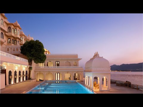 Video: Taj Fateh Prakash Palace Hotel Udaipur: ieskatieties iekšā