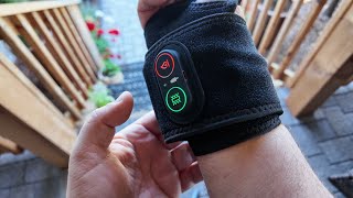 Cordless Wrist Heating Pad for Arthritis, Carpal Tunnel Relief, Hand Heating Pad with 3 Heatings screenshot 3