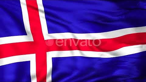 Iceland Flag | Motion Graphics - Videohive template