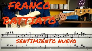 Franco Battiato - Sentimiento Nuevo /// Bass Line Cover [Play Along Tab]