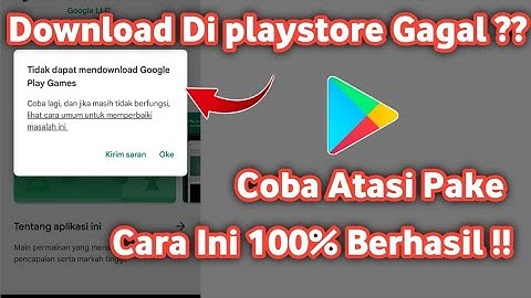3 Cara mengatasi Tidak bisa Install aplikasi di play store | Terbaru 2023