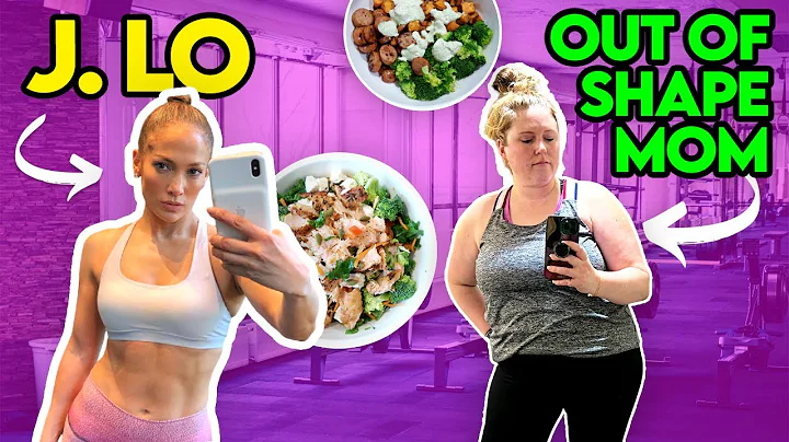 I worked out and ate like J.Lo for a day and here'...