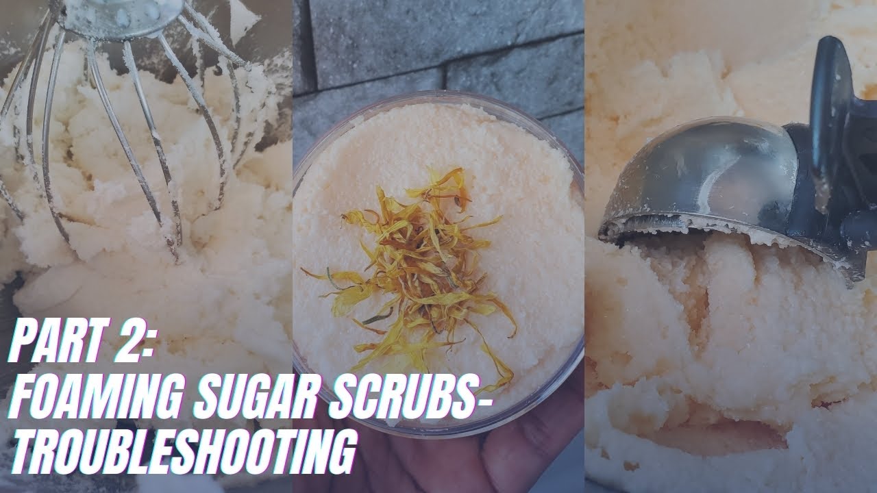 Приготовление взбитых пенящихся сахарных скрабов: рецепт прилагается