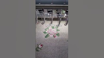 Romantic Rose Embroidery Drawstring Bag #pouchmaking #crossstitch #leedstudio #handmade #embroidery