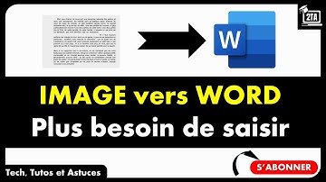 Transcription facile de texte en image vers Word | Convertir document scanné en texte éditable