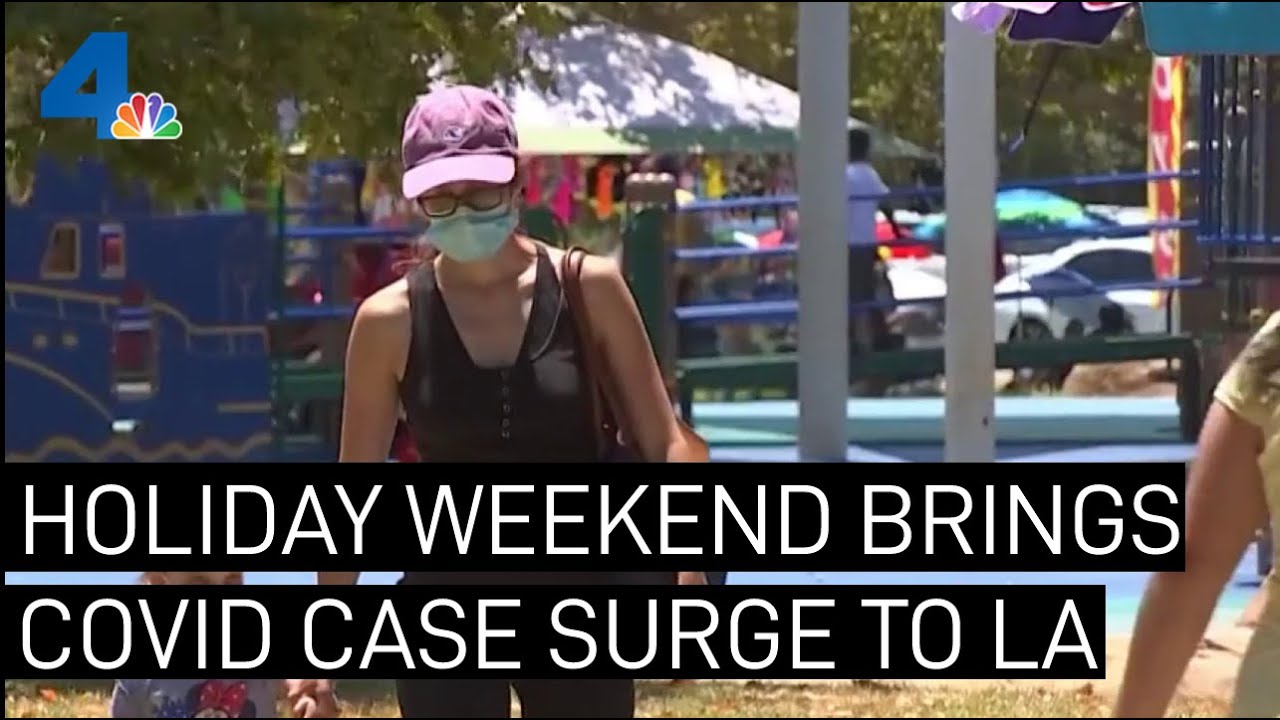 LA County Sees Another Surge in COVID Cases During Holiday - YouTube