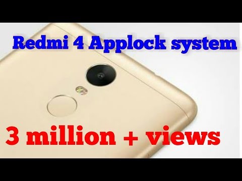 How To Set App Lock In Redmi 4. Pattern And Password To Protect Your App.