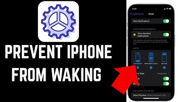 How to PREVENT NOTIFICATIONS From Waking Ip Iphone | 2025