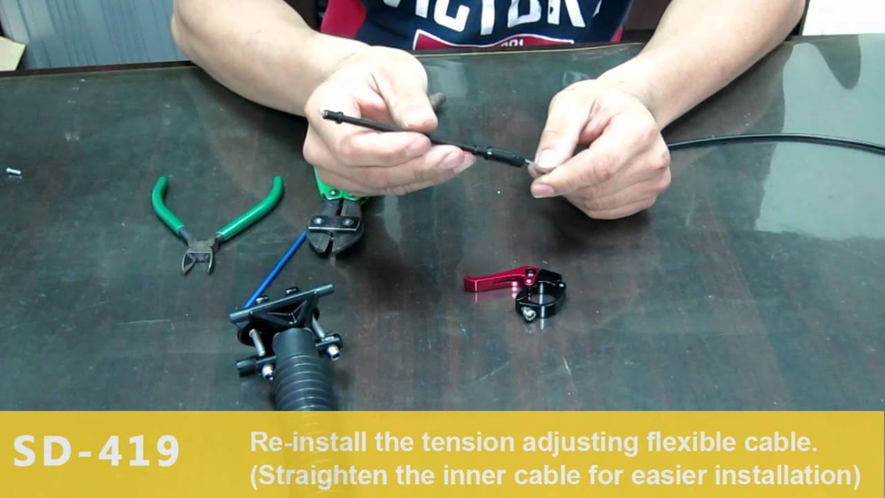 SD419cable length adjustment YouTube