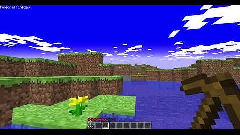 Minecraft Infdev Gameplay (inf-20100227)
