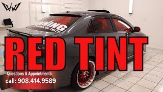 Red Window Tint! (winning window tint)