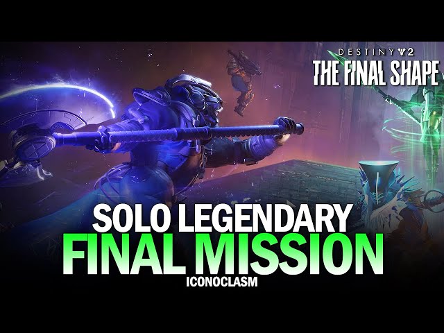 The Final Shape - Final Mission Iconoclasm u0026 Ending Cutscenes - Solo Legendary [Destiny 2] class=