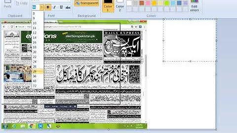 How to Cut Copy Paste And Edit An Image In Ms Paint