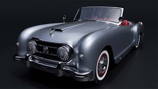 Blender Vintage Car Creation - 012 Connecting the Fender and Hood