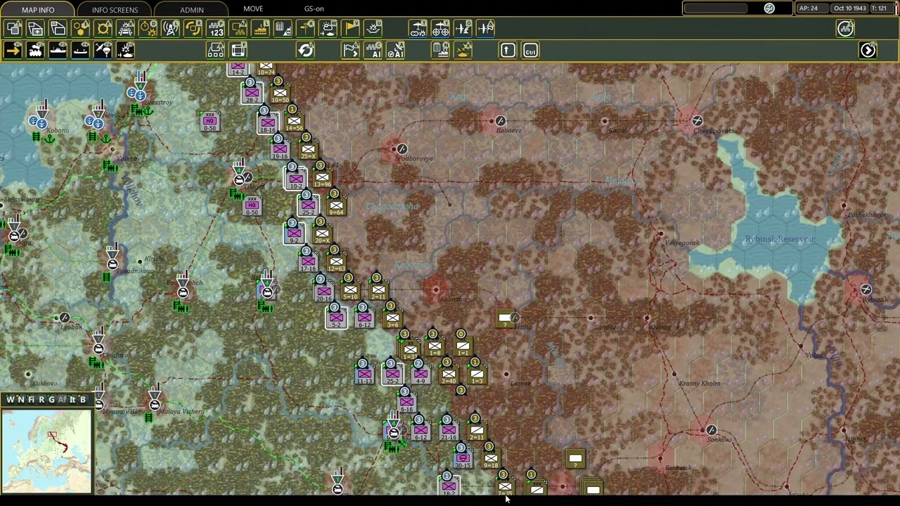 T121 War in the East 2, 1941 Multiplayer, vs Nightwarrior