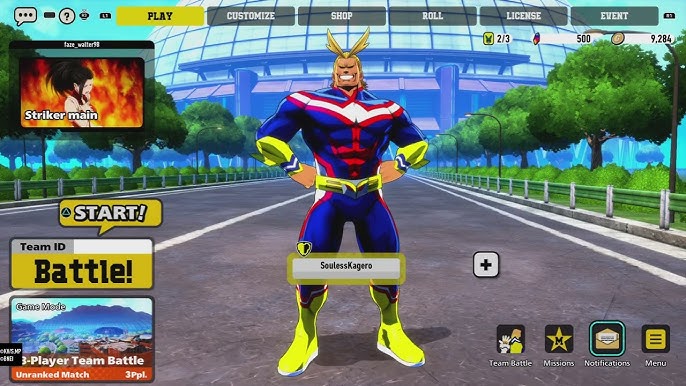 Free My Hero Academia game lets you team up in threes