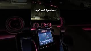 Mercedes C Class Add extra ambient lights