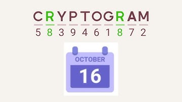 Cryptogram Daily Challenge October 16 2024 - 