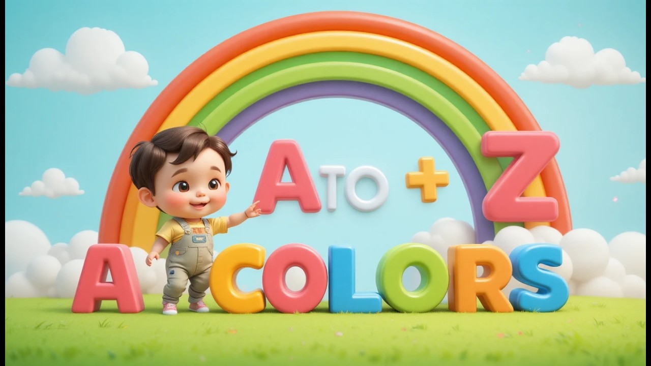 A–Z Rainbow Alphabet Train 🚂 | Fun ABC & Color Learning Song