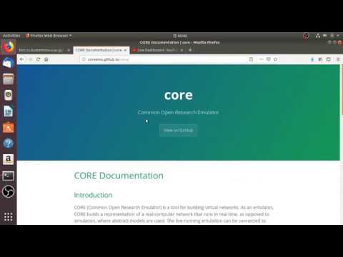 Install Core Network Emulator From Source Ubuntu 18.04 LTS