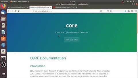 Install Core Network Emulator From Source Ubuntu 18.04 LTS