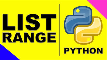 List Range | Python Programming FREE Tutorial | in preparation for Algorithmic Trading