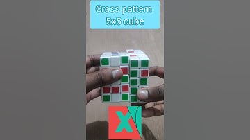 #Shorts Cross pattern on 5x5 Rubik