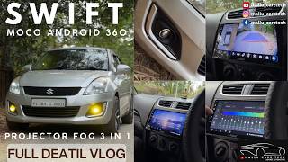 SWIFT MOCO ANDROID 360 STEREO &amp; PROJECTOR 3 IN 1 FOG LAMP✅