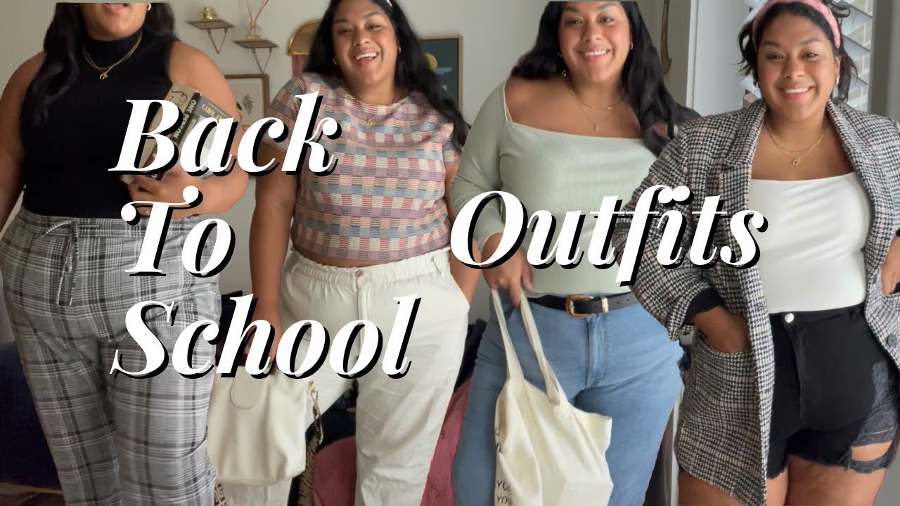 Plus Size Fashion: 3 Stylish Back-to-School Outfit Ideas