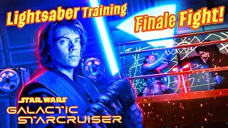 Star Wars: Galactic Starcruiser Lightsaber Training, Finale Fight & Celebration! (Day 2 Part 4)