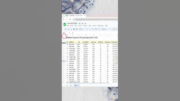 วิธีล็อกตรึง แถว&คอลัมน์ ใน google sheet #excel #exceltips #exceltricks #microsoft #googlesheets