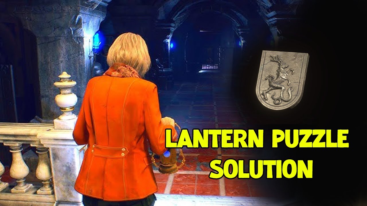the Salazar Family Insignia - Lantern Puzzle Solution | Resident Evil 4 Remake