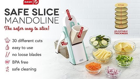 DASH Safe Slice Mandoline: The safer way to slice.