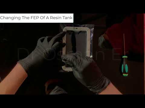 How To Change FEP Of A Resin Printer Tank (Rezin Printer Tankı Filmi(FEP) ...