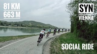 SYN Vienna Social Ride: Danube, Tulln, climbs and a crash