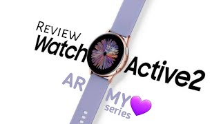 Galaxy Watch Active 2 Violet | Samsung bts | unbox#242 - YouTube