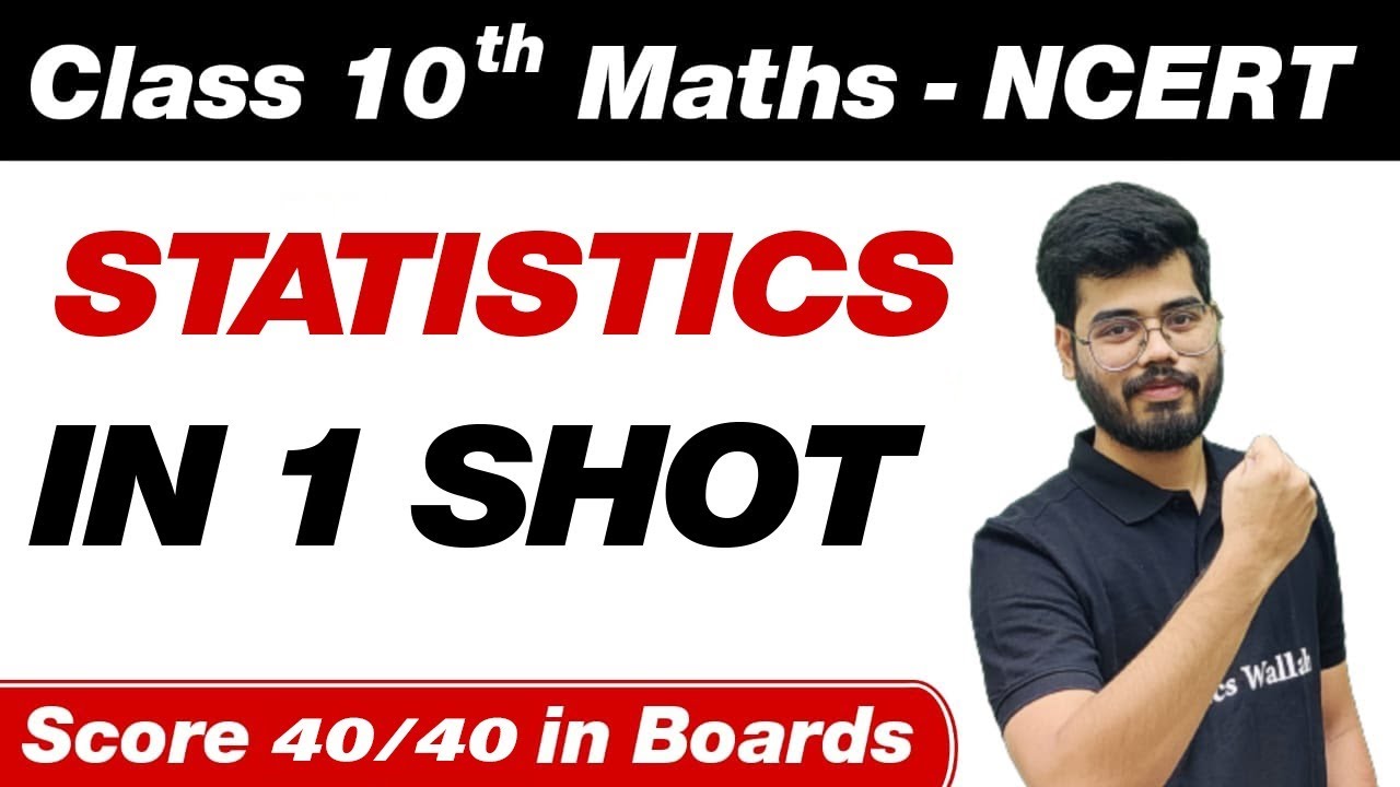 STATISTICS in One Shot - Class 10th Board Exam