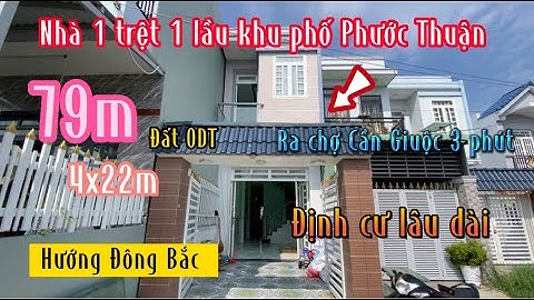 Đất Cần Giuộc Giá Rẻ | Nhà 1 trệt 1 lầu khu phố Phước Thuận,rất nhiều tiện ích xung quanh.
