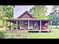 Restored buchanan log cabin  built in the 1700s  lovely tiny house