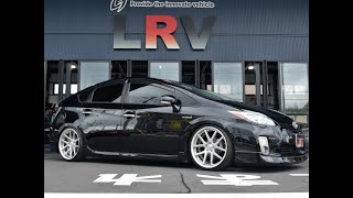 【LRV在庫】プリウスS【ZVW30】SILKBLAZEエアロ・マフラー　IDEAL車高調　HKSレーシングサクション　WORK GNOSIS19インチホイール　ALPINEスピーカー
