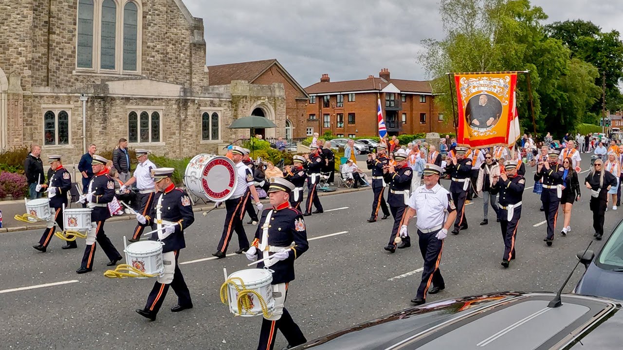 Twelfth ofJuly Battle of the Boyne Parade #Belfast 2024