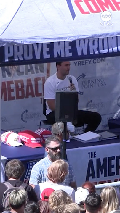 Charlie Kirk's final moments before deadly shooting at Utah event