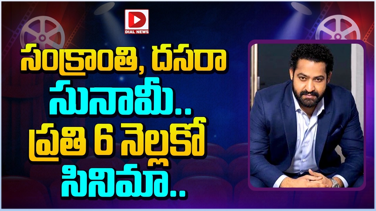 సంక్రాంతి, దసరా సునామీ.. ప్రతి 6 నెల్లకో సినిమా.. || Jr. NTR Movies Updates In Tollywood || Dil News