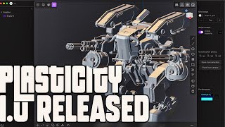 Plasticity 1.0 - CAD For Game Artists -- New 3D Modelling Application Released