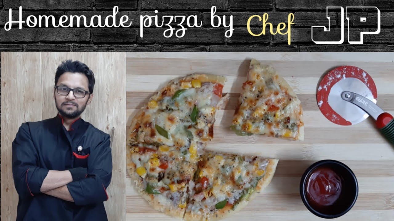 कढाई पिज्जा INSTANT HOMEMADE MARKET STYLE KADHAI PIZZA WITH EASY PIZZA