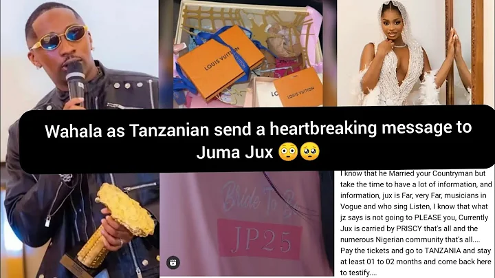 Wahala has Tanzania send a heartbreaking message to Juma Jux why ???🥺😳 #viral #trending #jp2025 #jp